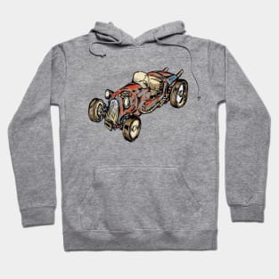 Hot rod Number Two with colors Hoodie